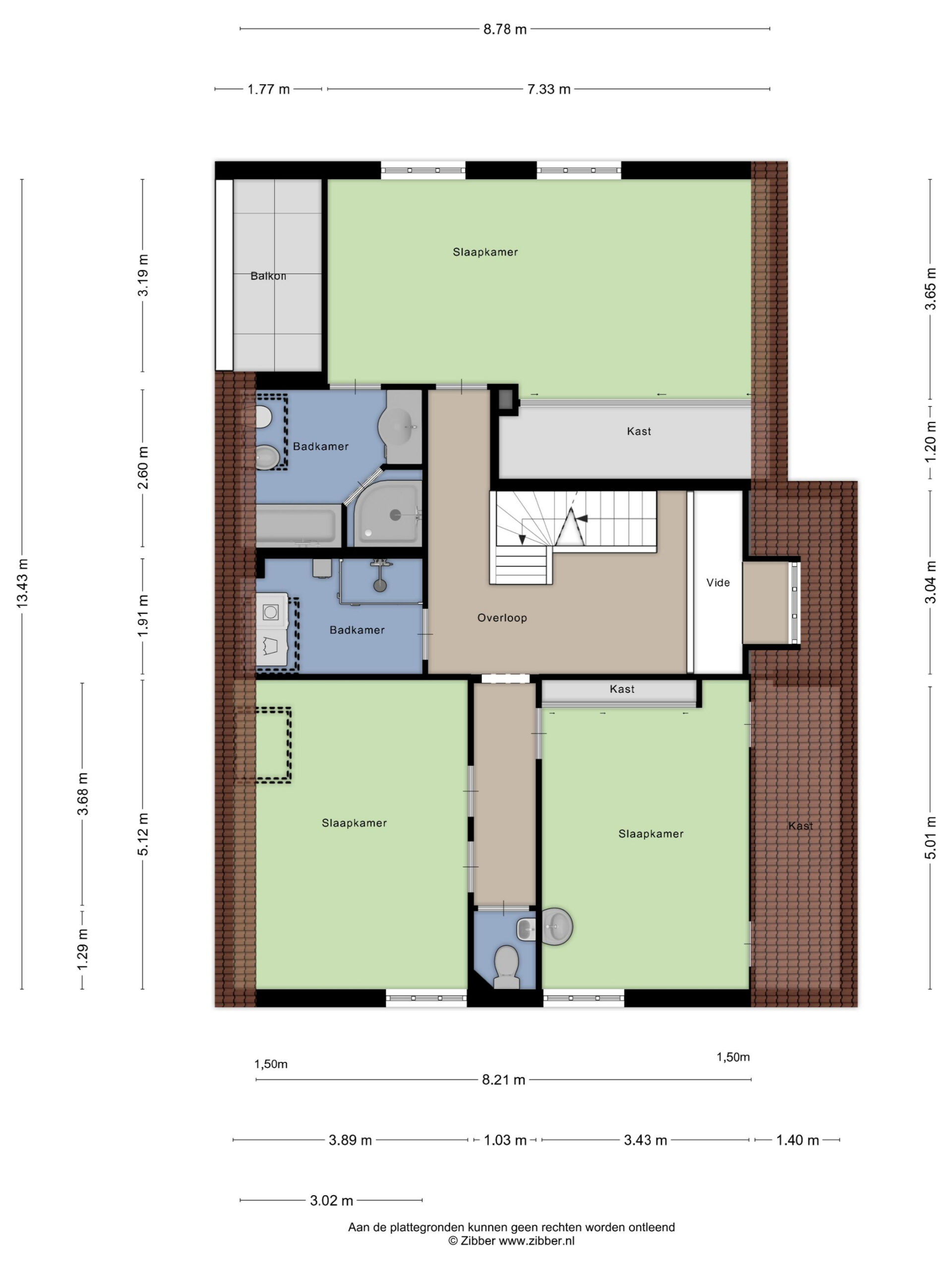 Plattegrond 2 van Het Groen 50