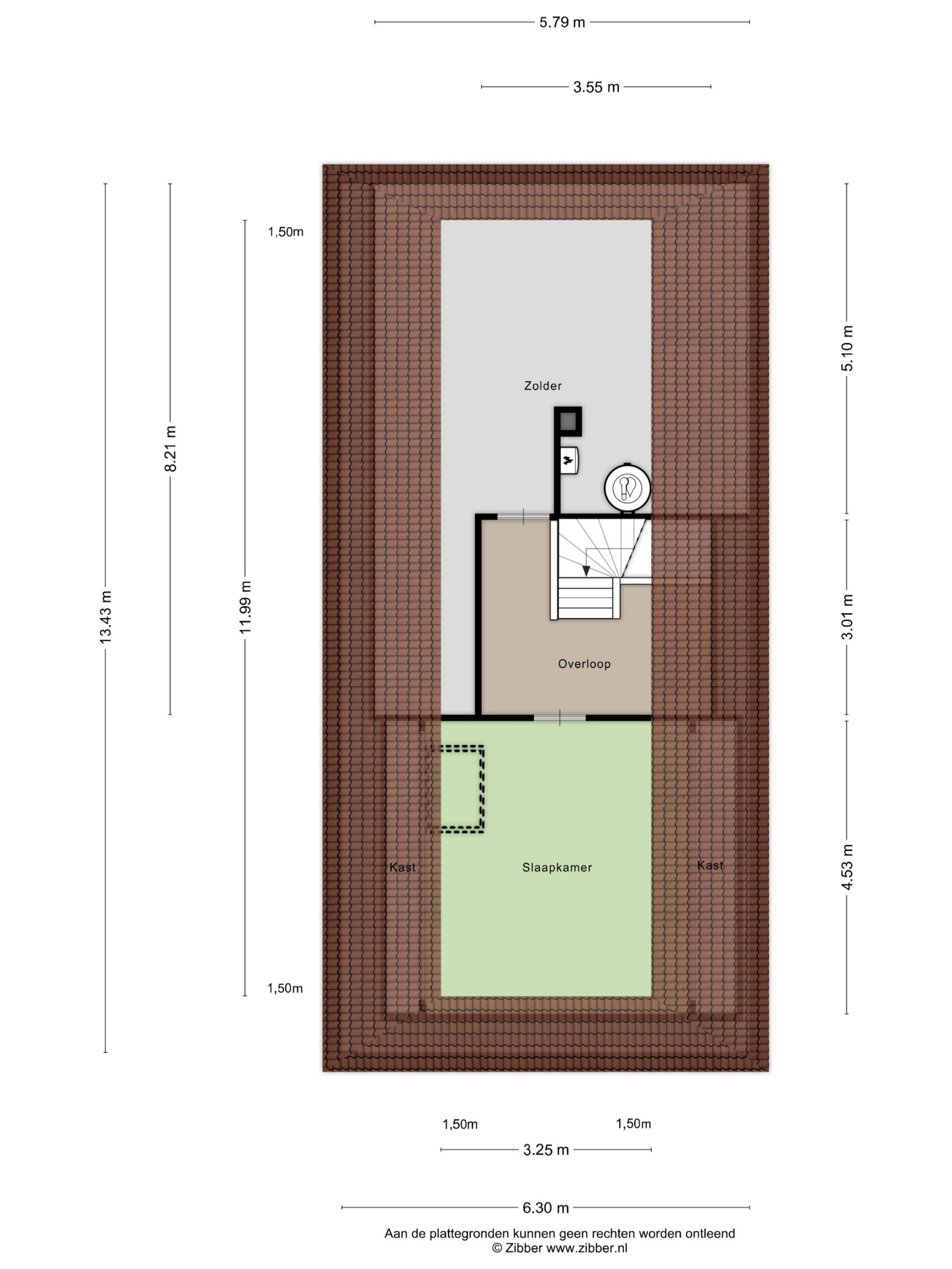 Plattegrond 3 van Het Groen 50