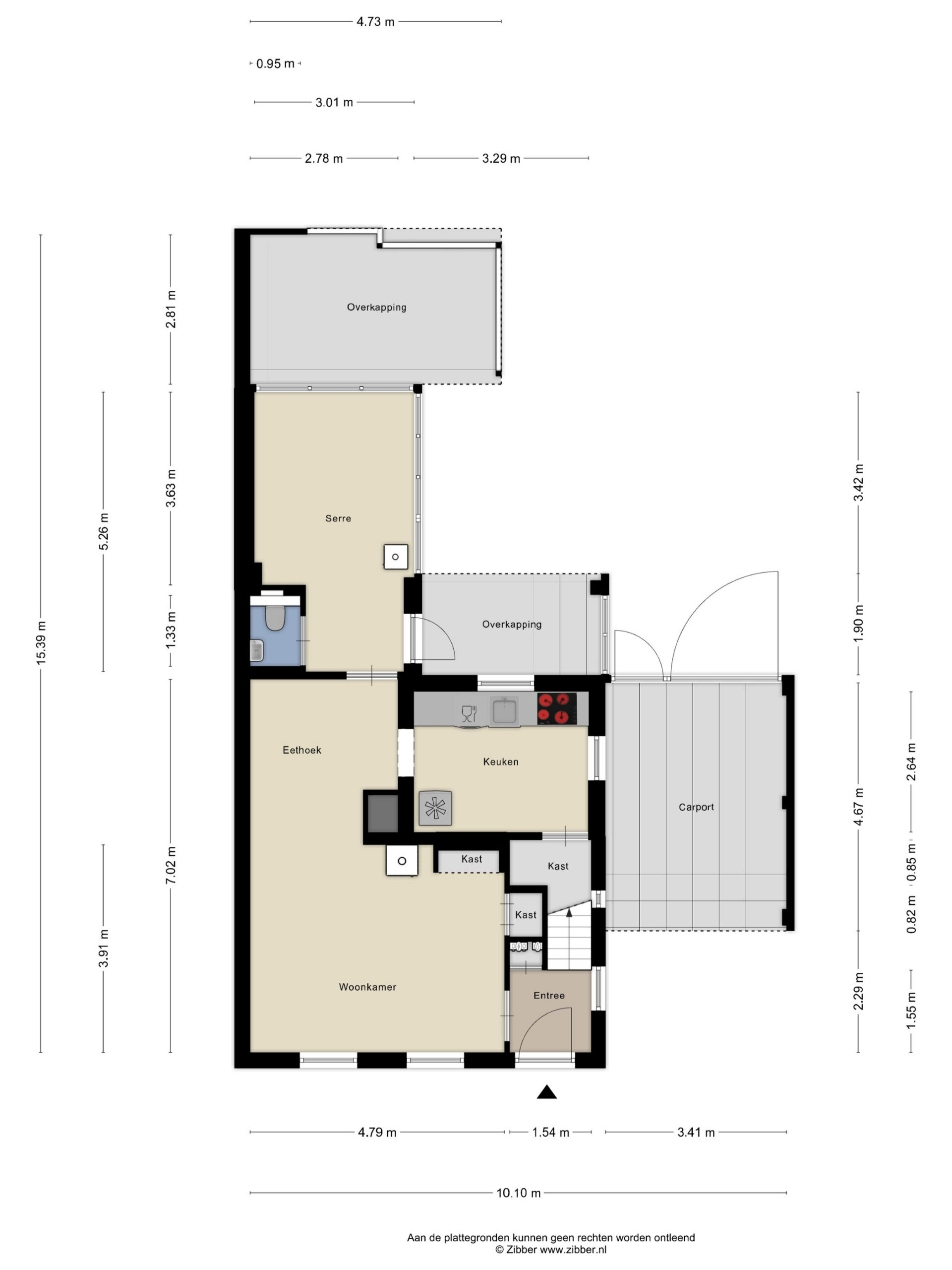 Plattegrond 1 van Steenselseweg 15