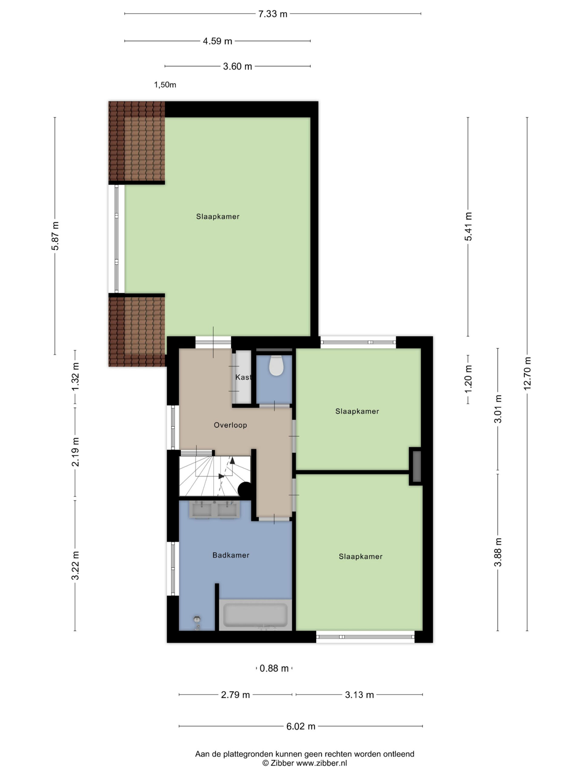 Plattegrond 2 van Vlassert 5