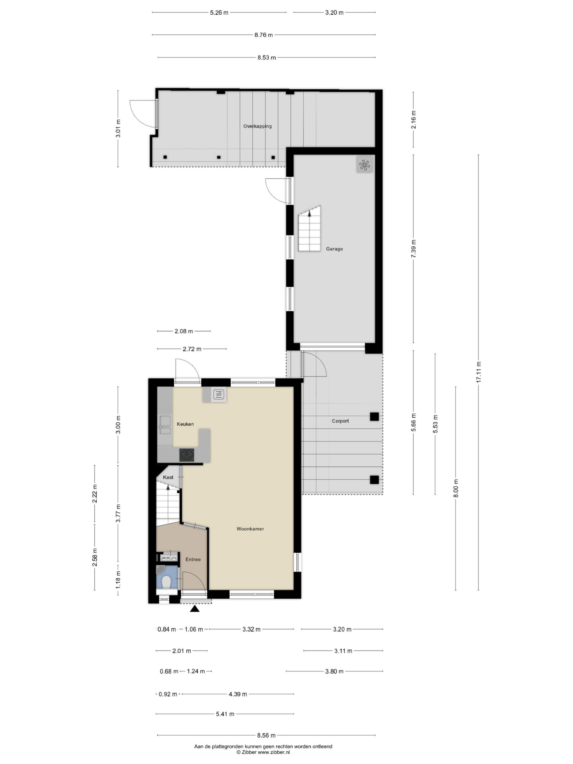 Plattegrond 1 van Wagenmaker 42