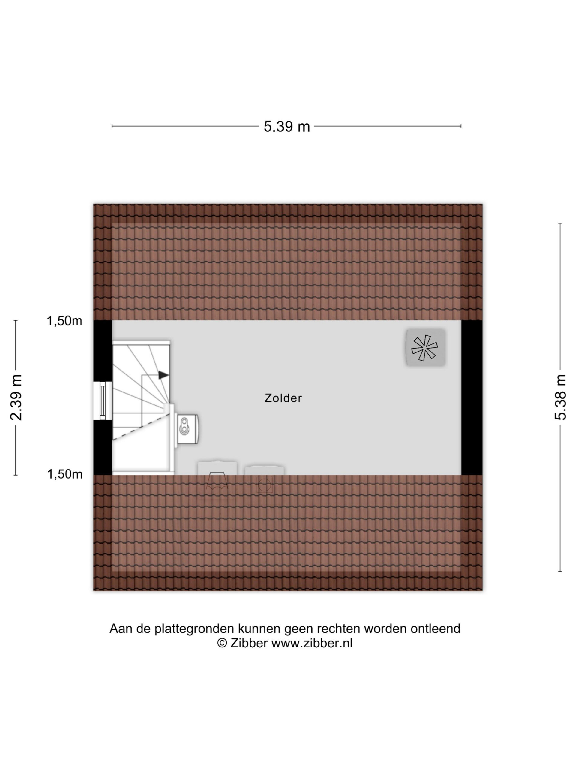 Plattegrond 3 van Wagenmaker 42